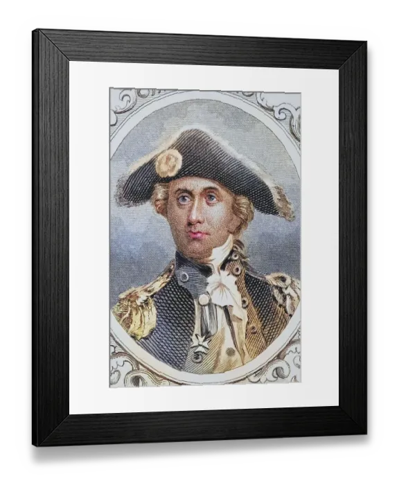 Framed Print : John Paul Jones 1742, 1792 Naval officer of the American Revolution Framed Print : John Paul Jones 1742, 1792 Naval officer of the American Revolution