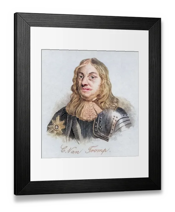 Framed Print : Sir Cornelus Martinus Tromp 1st Baronet