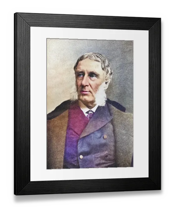Framed Print : George William Curtis, 1824-92