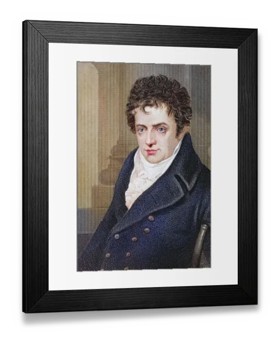 Framed Print : Robert Fulton 1765-1815 American engineer and inventor of the steamship