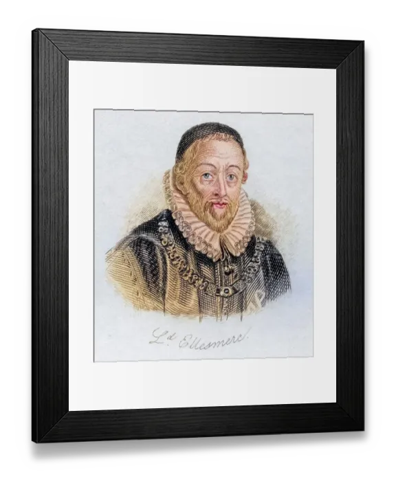 Framed Print : Thomas Egerton, 1st Viscount Brackley Framed Print : Thomas Egerton, 1st Viscount Brackley