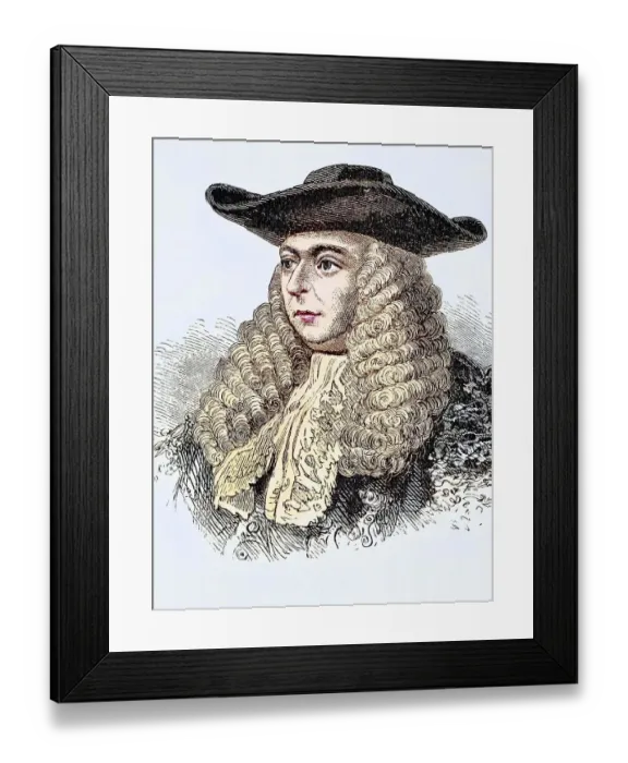 Framed Print : Charles Pratt, 1st Earl Camden 1714