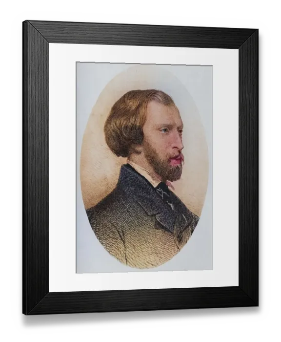 Framed Print : Alfred Louis Charles De Musset