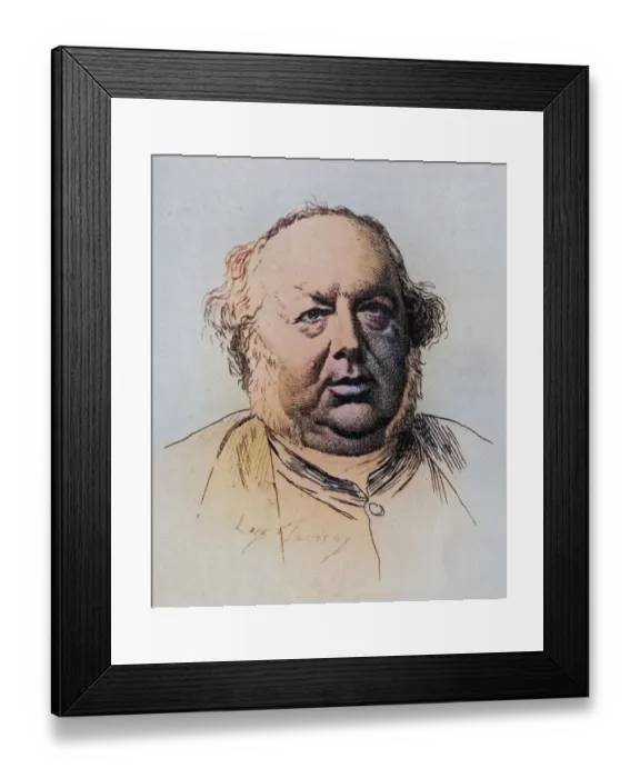 Framed Print : Jules Gabriel Janin, 1804-1874 Framed Print : Jules Gabriel Janin, 1804-1874