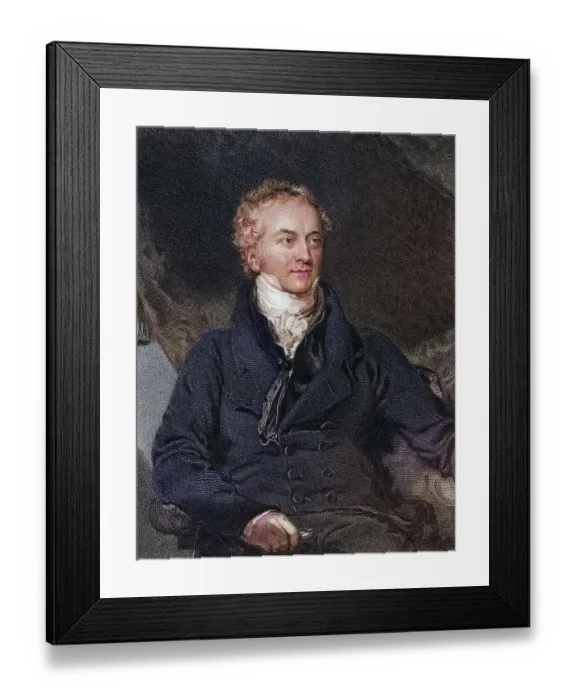Framed Print : Thomas Young 1773 to 1829 English doctor Framed Print : Thomas Young 1773 to 1829 English doctor