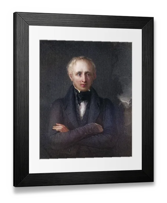 Framed Print : William Wordsworth 1770 to 1850 English poet