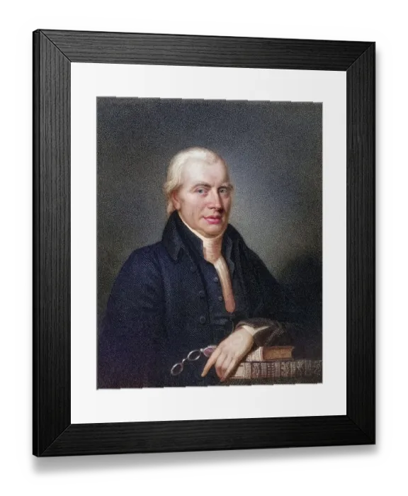 Framed Print : Adam Clarke 1760 or 1762 to 1832 English Methodist theologian and Biblical scholar