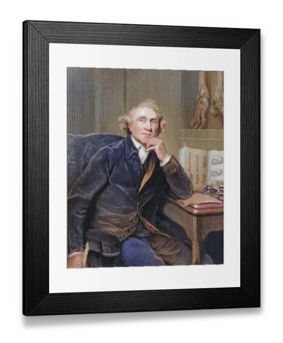 Framed Print : John Hunter 1728 to 1793 Scottish surgeon founder of pathological anatomy in England