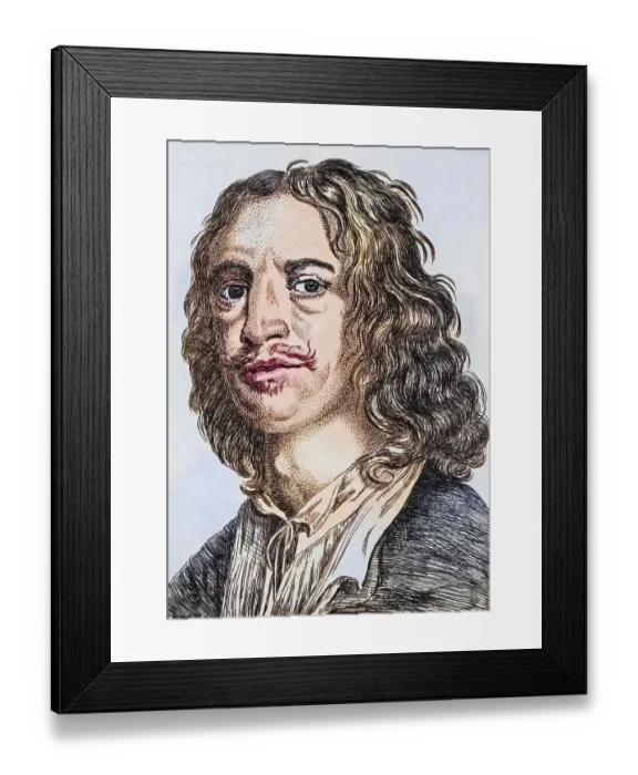 Framed Print : William Dobson 1610, 1646 English artist