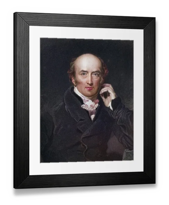 Framed Print : George Canning 1770 to 1827 English statesman and Prime Minister from April to August 1827