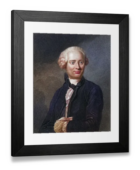 Framed Print : Jean Le Rond DAlembert 1717-1783