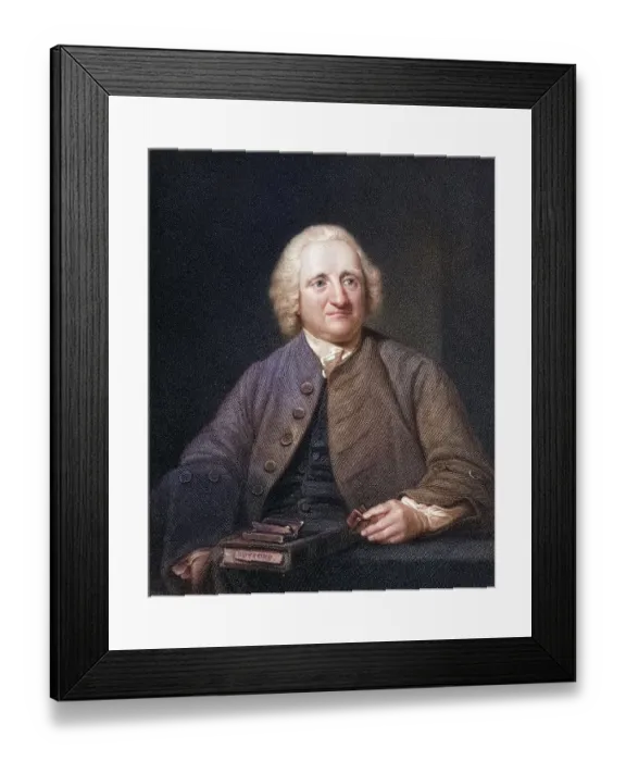 Framed Print : John Dollond 1706, 1761 English optician From the book Gallery of Portraits