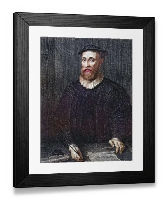 Framed Print : John Knox (ca. 1514-1572). Leader of the Scottish Reformation