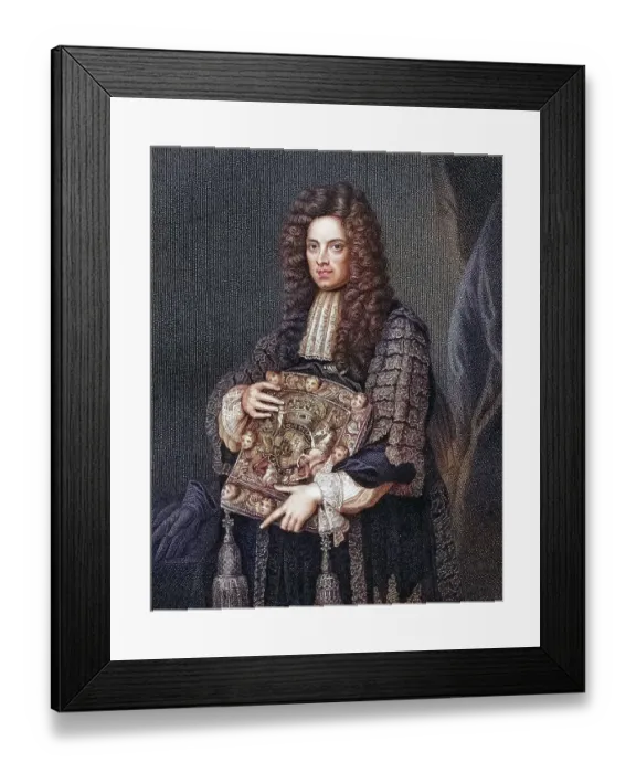 Framed Print : John Somers, Baron Somers of Evesham