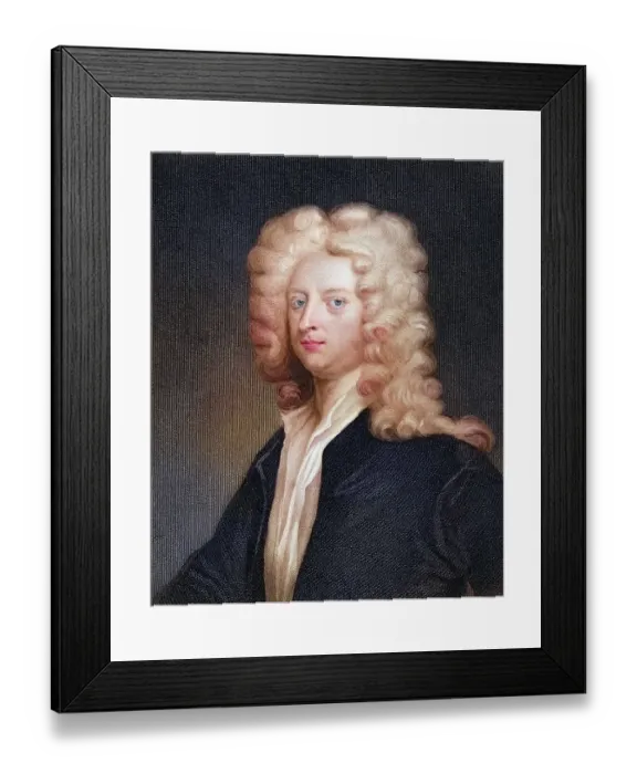 Framed Print : Joseph Addison 1672-1719, English essayist Framed Print : Joseph Addison 1672-1719, English essayist