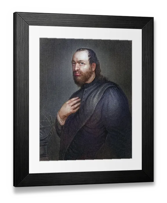 Framed Print : Sir Kenelm Digby 1603-1665, military commander