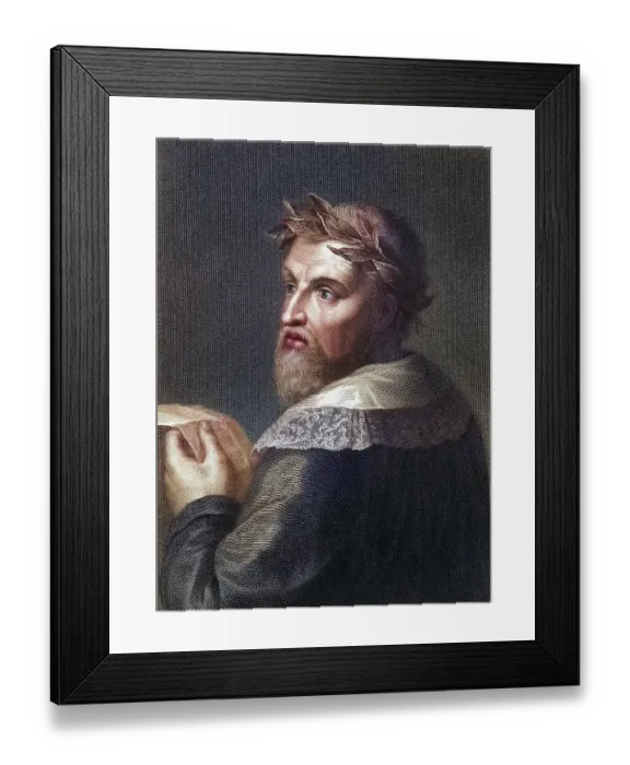 Framed Print : Ludovico Ariosto 1474-1533, Italian poet Framed Print : Ludovico Ariosto 1474-1533, Italian poet