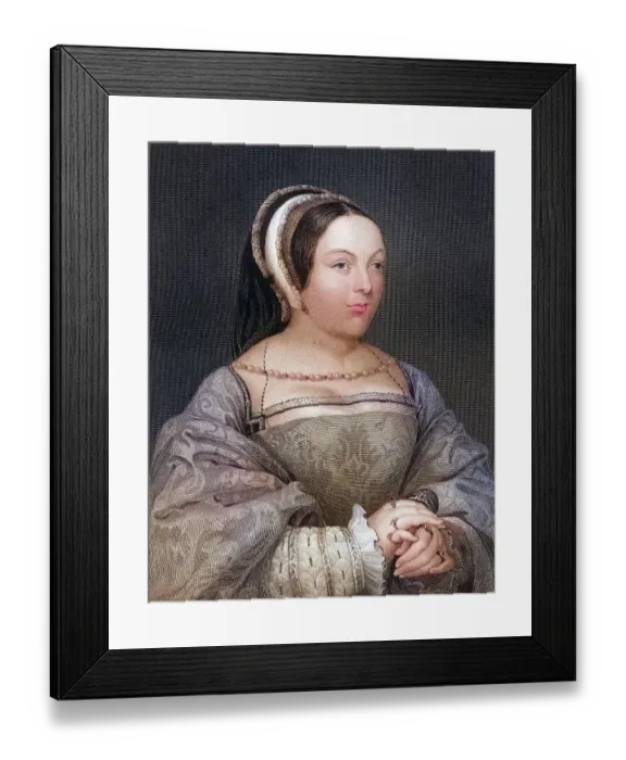 Framed Print : Margaret Tudor 1489-1541 Queen of Scots Wife of the Scottish King James IV Framed Print : Margaret Tudor 1489-1541 Queen of Scots Wife of the Scottish King James IV