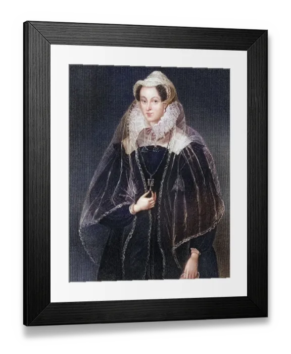 Framed Print : Mary, Queen of Scots 1542-1587