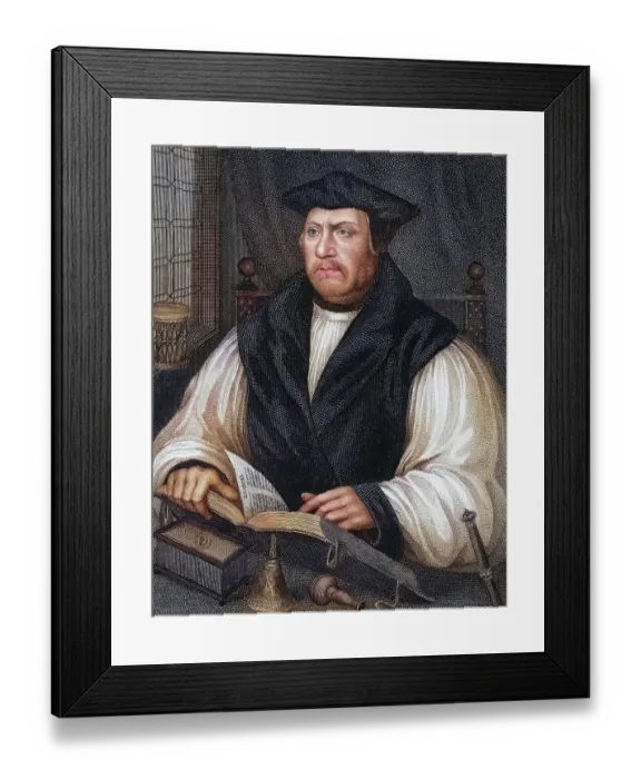 Framed Print : Matthew Parker 1504-1575, Anglican Archbishop of Canterbury 1559-75 Framed Print : Matthew Parker 1504-1575, Anglican Archbishop of Canterbury 1559-75