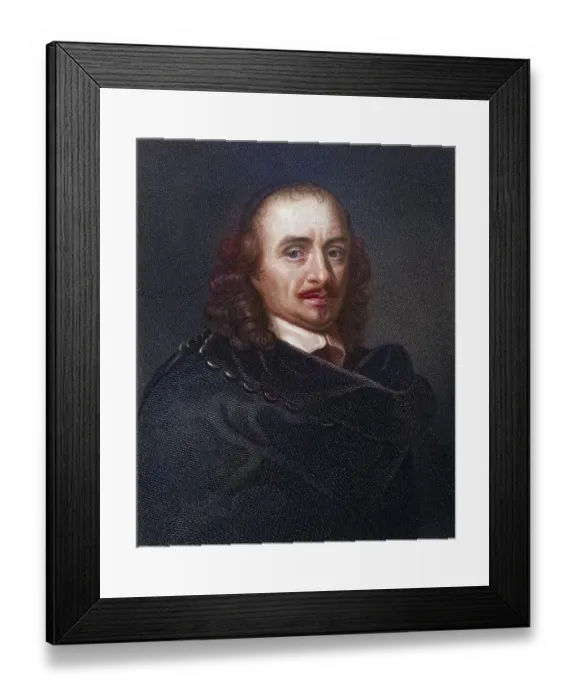 Framed Print : Peter Corneille, 1606-1684, French playwright From the book Gallery of Portraits