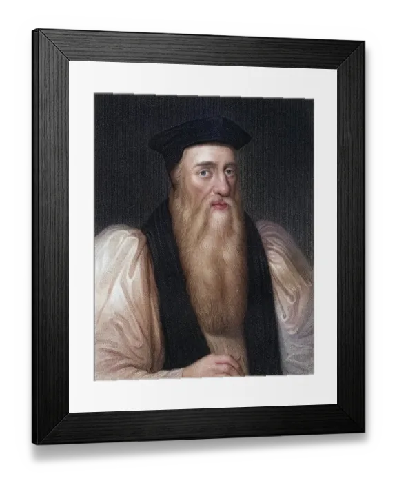 Framed Print : Thomas Cranmer 1489-1556, First Protestant Archbishop of Canterbury Framed Print : Thomas Cranmer 1489-1556, First Protestant Archbishop of Canterbury