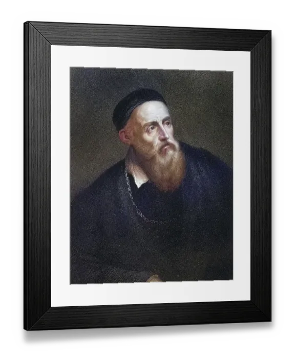 Framed Print : Titian Tiziano Vecelli or Tiziano Vecellio c