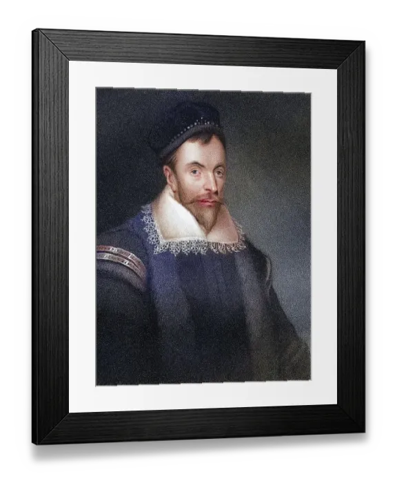 Framed Print : William Maitland, c. 1528-1573