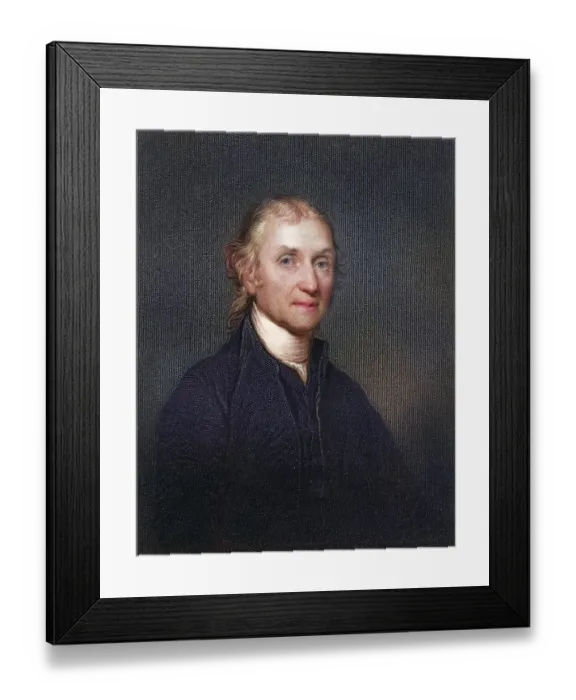 Framed Print : Joseph Priestley 1733-1804, English clergyman Framed Print : Joseph Priestley 1733-1804, English clergyman