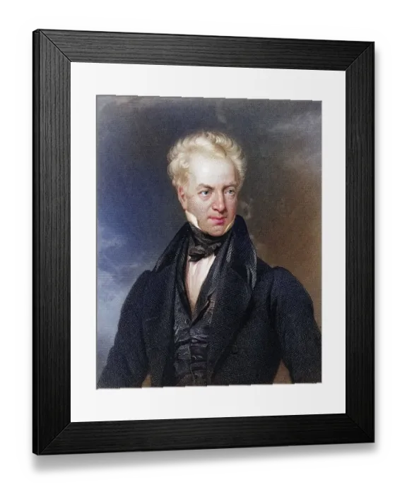 Framed Print : John Baron 1786 to 1851 Scottish doctor