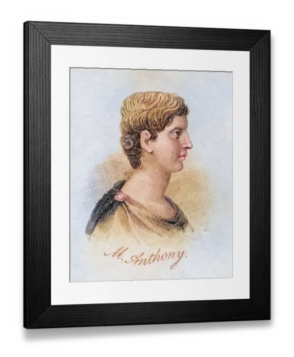 Framed Print : Marcus Antonius 83 BC