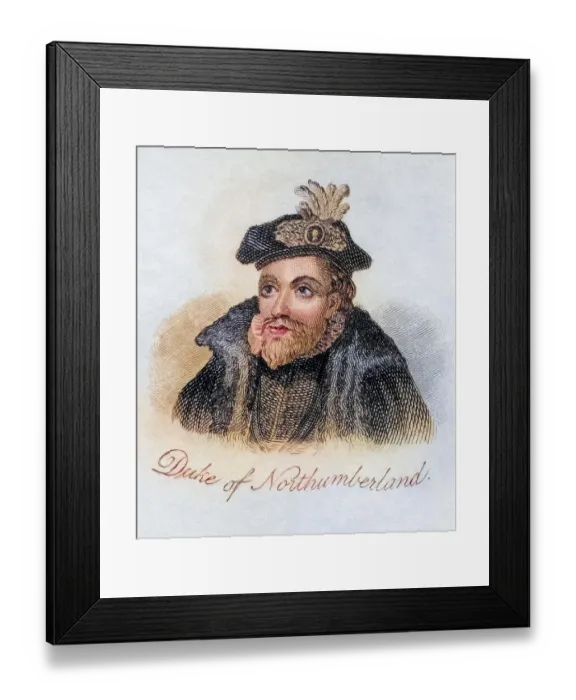 Framed Print : John Dudley 1501, 1553 1st Duke of Northumberland Tudor general