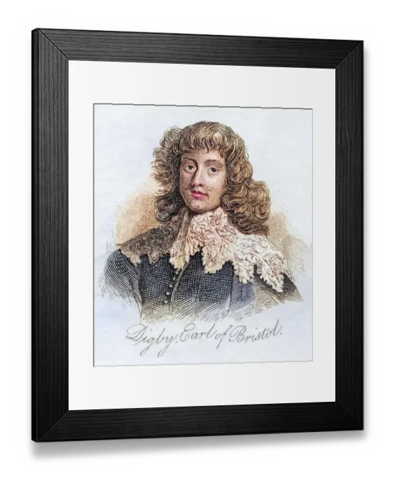 Framed Print : George Digby 2nd Earl of Bristol 1612