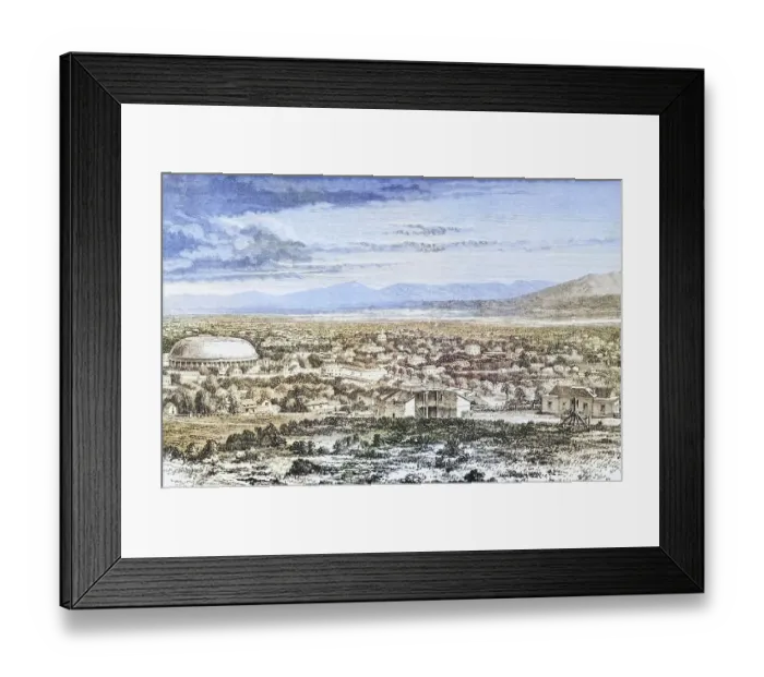 Framed Print : General view of Salt Lake City Framed Print : General view of Salt Lake City