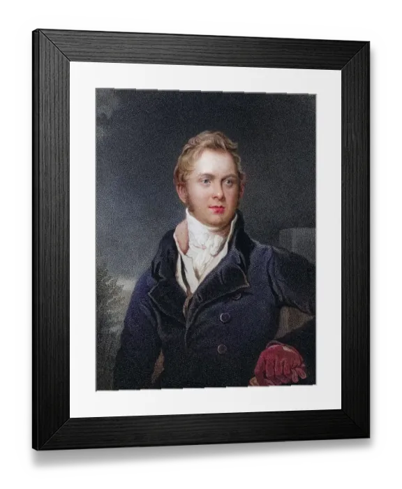Framed Print : Frederick John Robinson 1st Earl of Ripon 1782 to 1859 Viscount Goderich 1827 to 1833 English statesman