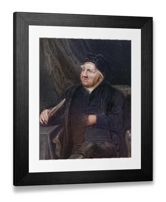 Framed Print : Samuel Parr 1747 to 1825 English schoolmaster and man of letters Framed Print : Samuel Parr 1747 to 1825 English schoolmaster and man of letters