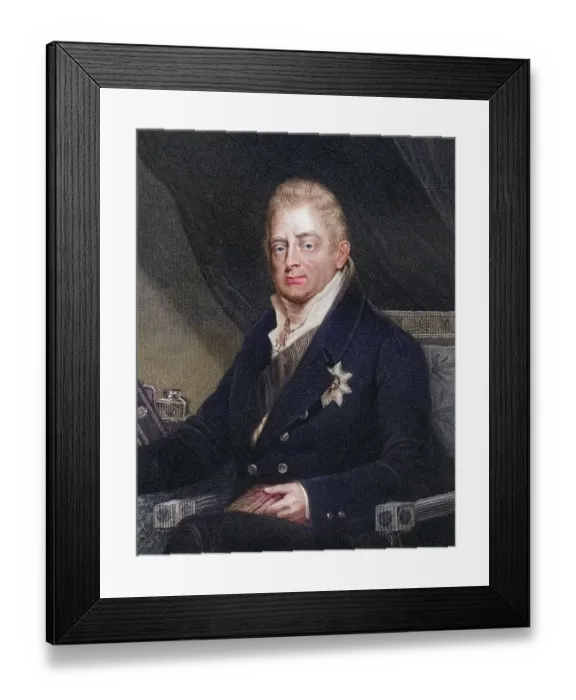 Framed Print : King William Henry IV 1765 to 1837 King of Great Britain and Ireland and King of Hanover 1830 to 1837