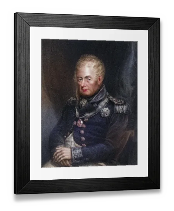 Framed Print : Admiral William Carnegie 7th Earl of Northesk 1758 to 1831