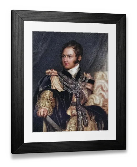 Framed Print : Leopold Georges Chretien Frederic of Saxe-Coburg 1790 to 1865 King of the Belgians 1831 to 1865 Uncle of Queen Victoria