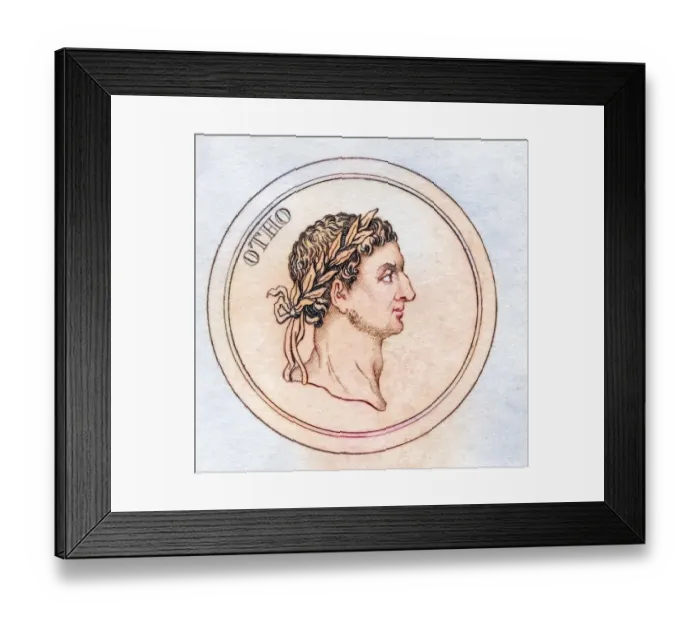 Framed Print : Marcus Salvius Otho AD32 Framed Print : Marcus Salvius Otho AD32
