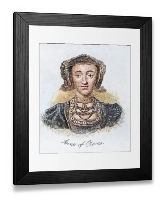 Framed Print : Anne of Cleves, 1515 -1557, Queen consort of England Fourth woman of Henry VIII Framed Print : Anne of Cleves, 1515 -1557, Queen consort of England Fourth woman of Henry VIII