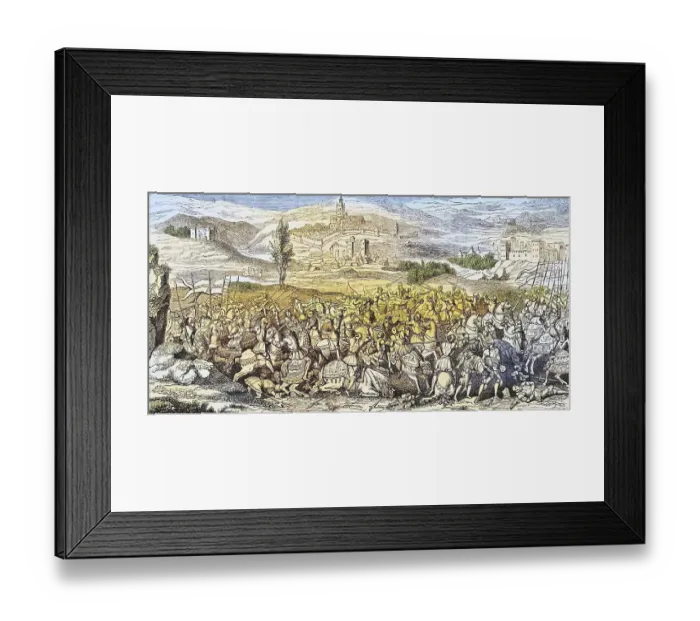 Framed Print : The Battle of Spurs or the Battle of Guinegate