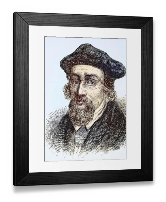 Framed Print : Nicholas Ridley (born around 1500 in Northumberland) Framed Print : Nicholas Ridley (born around 1500 in Northumberland)