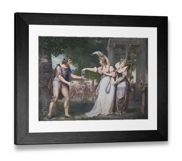 Framed Print : As you like it. Act I. Scene II