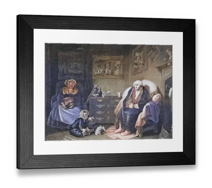Framed Print : As you like it. Act II. Scene VII: The seven ages of man