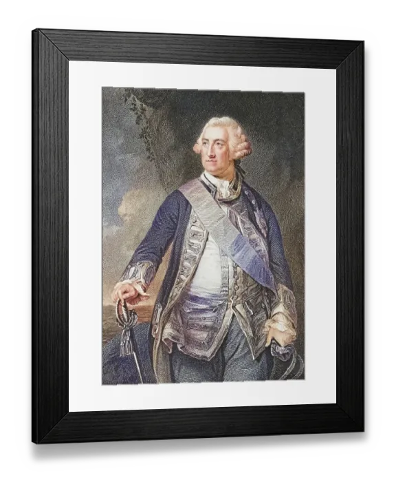 Framed Print : Edward Hawke 1st Baron Hawke, 1705