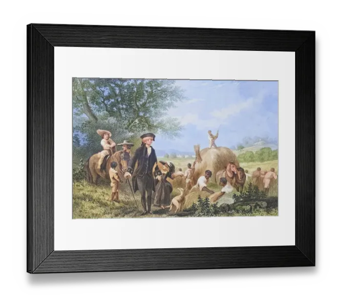 Framed Print : Washington at Mount Vernon USA Framed Print : Washington at Mount Vernon USA