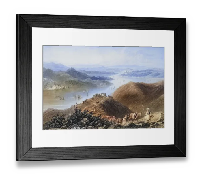 Framed Print : The Bosphorus, opposite Genoa Castle Framed Print : The Bosphorus, opposite Genoa Castle