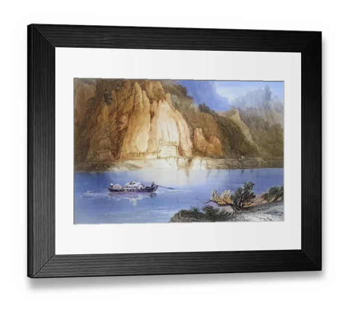 Framed Print : Inscription on the Via Trajana Framed Print : Inscription on the Via Trajana