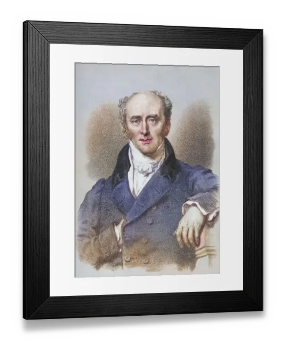 Framed Print : Charles Grey, 2nd Earl Grey, 1764-1845